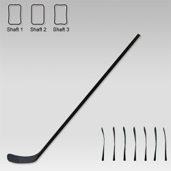 ABS blade unbreakable Junior Hockey Stick